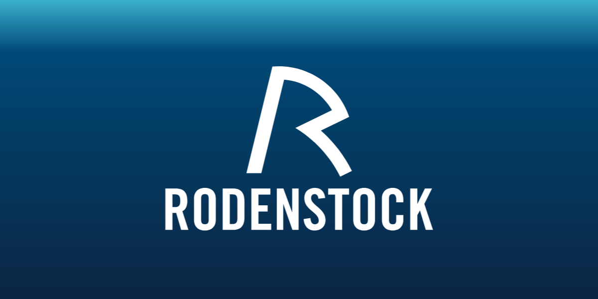Rodenstock eyewear logo, available at Mortdale Eyecare