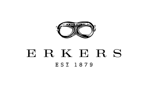 Erkers 1879 eyewear logo, available at Mortdale Eyecare