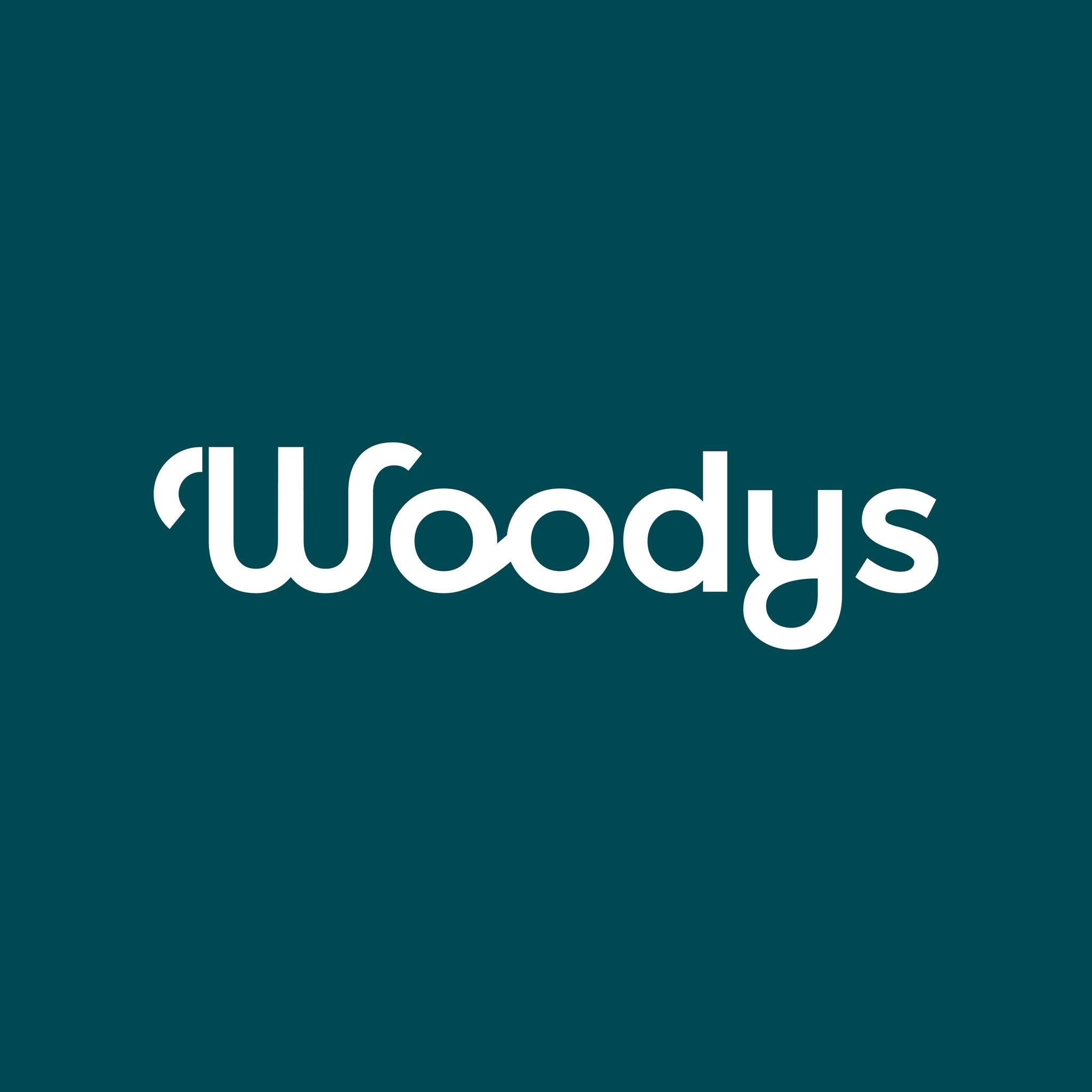 Woodys eyewear logo, available at Mortdale Eyecare